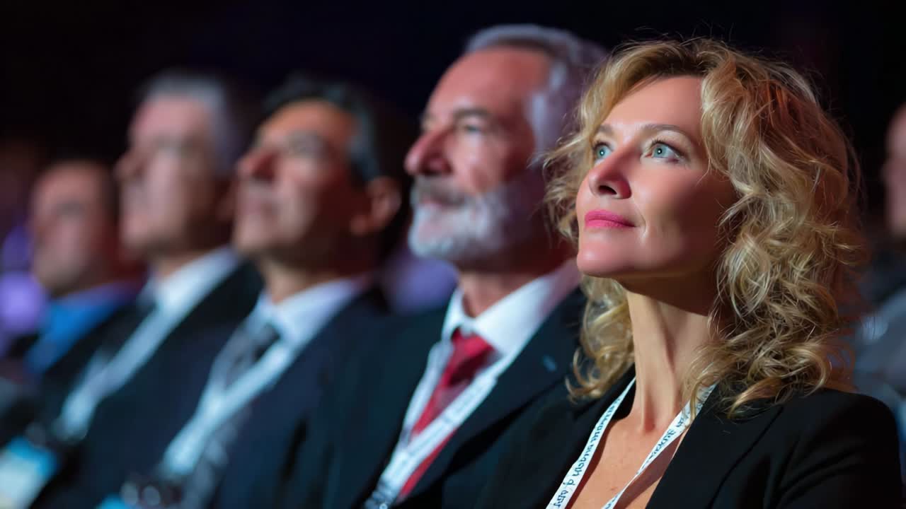 Attendees at a conference