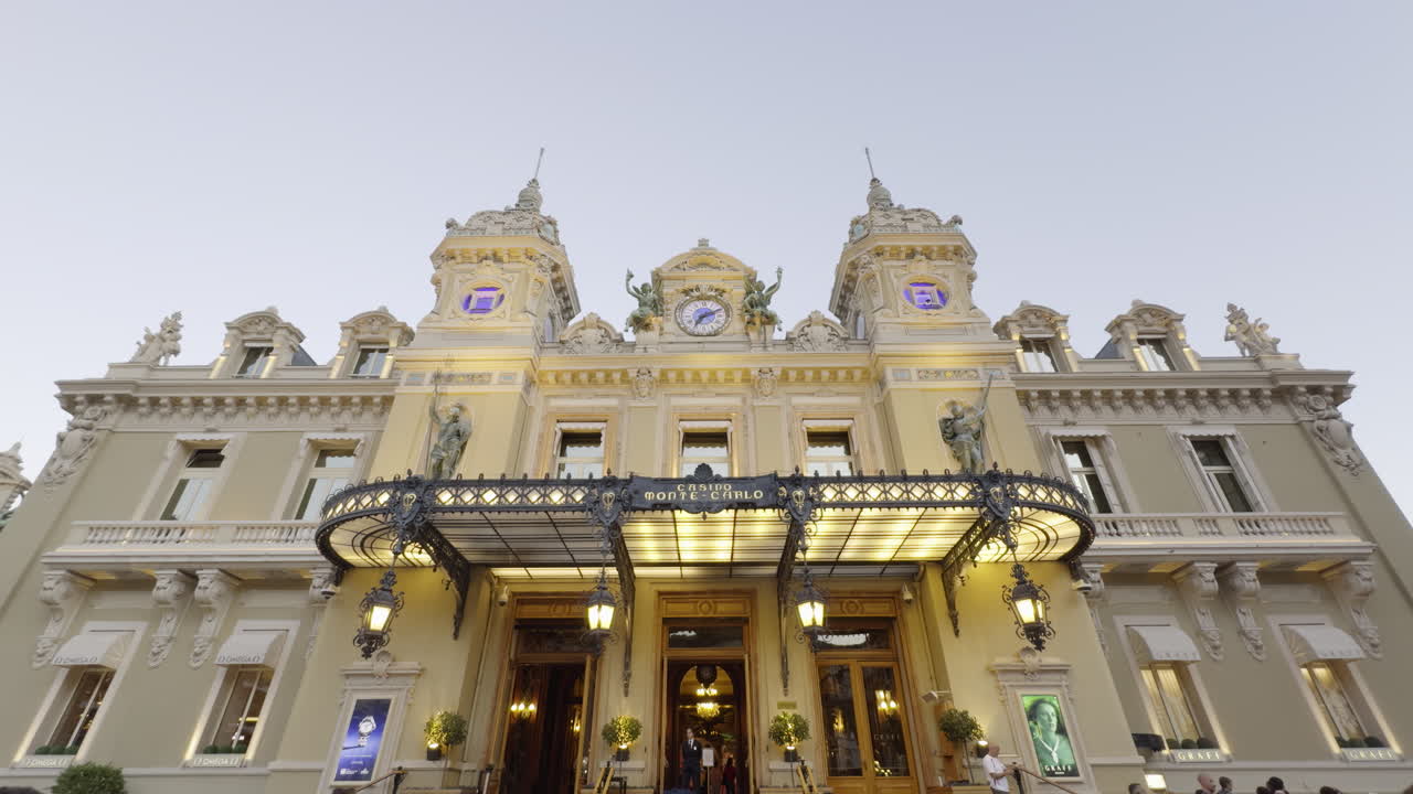 Casino de Monte-Carlo Exterior at Dusk