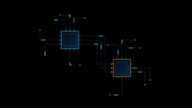 Digital Microchip Processors Communicating with Data Lines