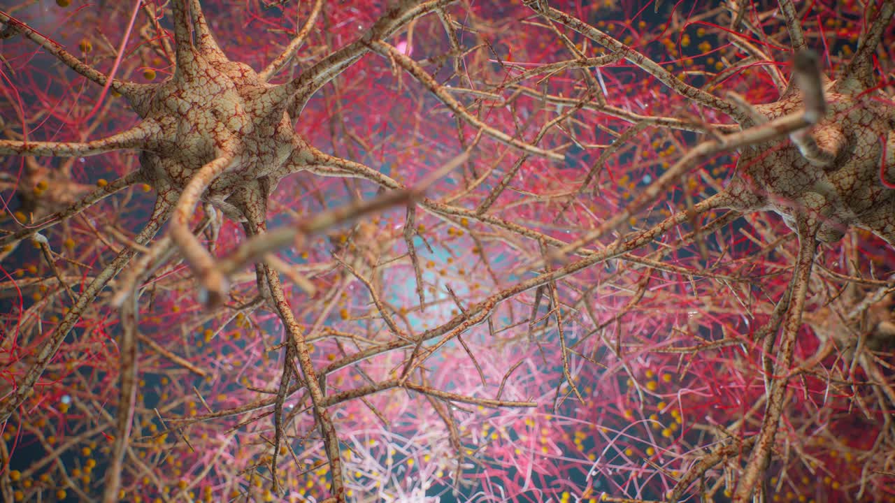 Human Neurons And Neural Network Connections