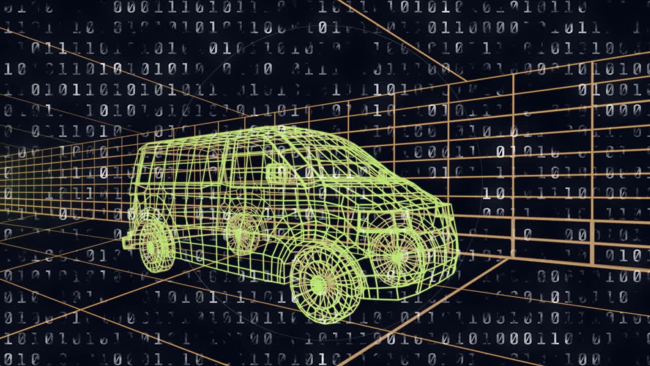 스 싱 (scope pulsing) 의 애니메이션, 2자 코딩 데이터 처리 및 3d  드로잉