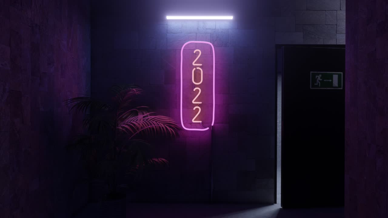 abstract seamless loop 3d render blink neón 2022 imágenes