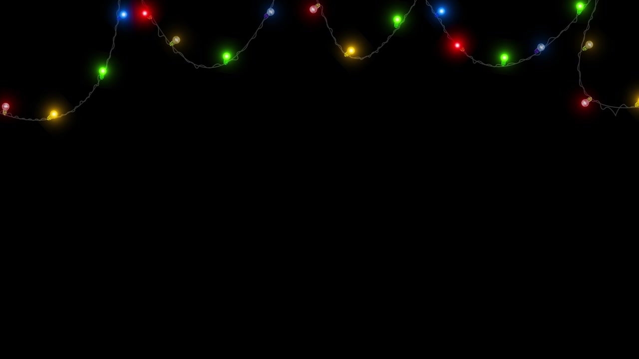Latar belakang batas lampu Natal berwarna-warni, bohlam, pesona liburan meriah, pesta ucapan musiman