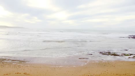 view of waves on seashore