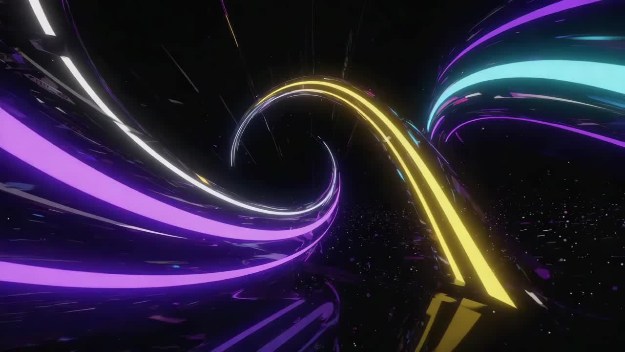 Abstract Neon Tunnel