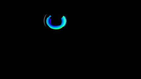 레인보우 메타볼 미니멀리즘 커버 영상 미니멀 크리에이티브 아이디어 컨셉 4k