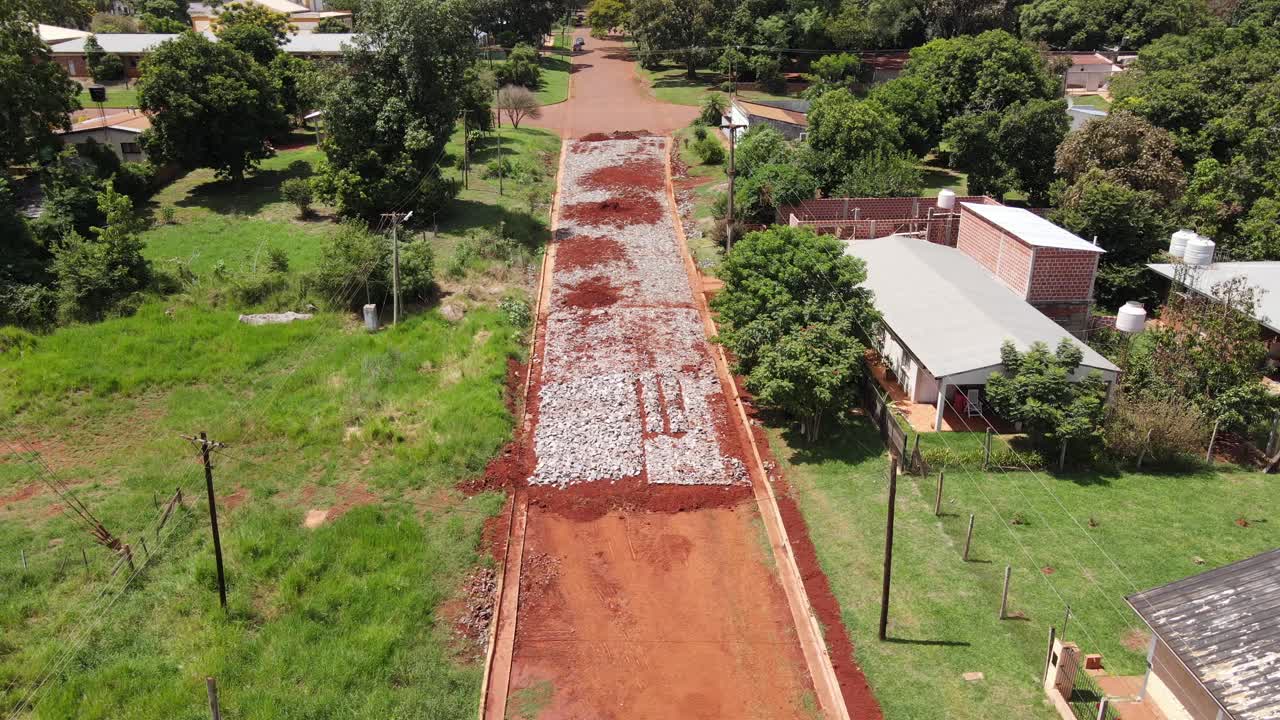 Road Construction in a Residential Area