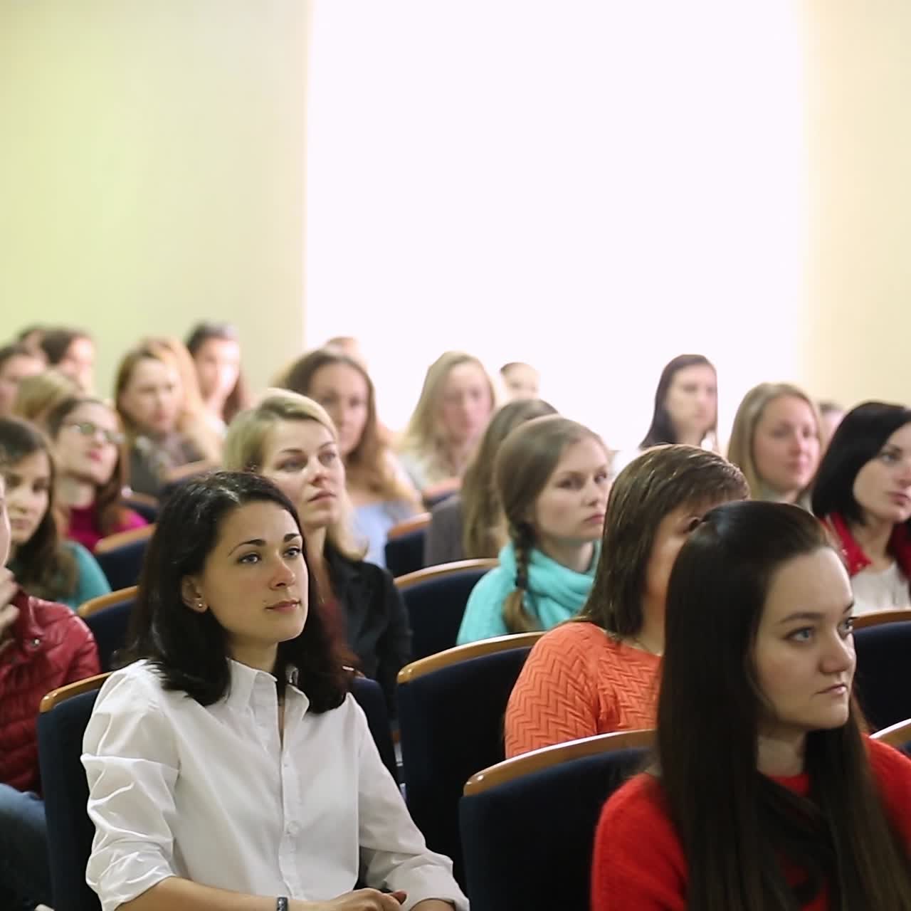 Audience In The Lecture Hall