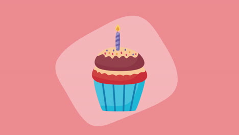 birthday cupcake