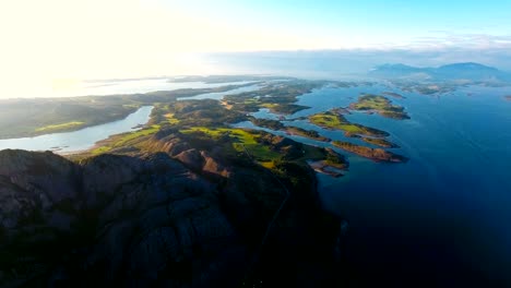 bronnoysund, la hermosa naturaleza de noruega