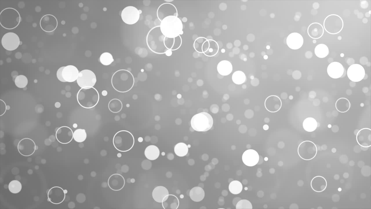 Abstract Gray and White Bokeh Background