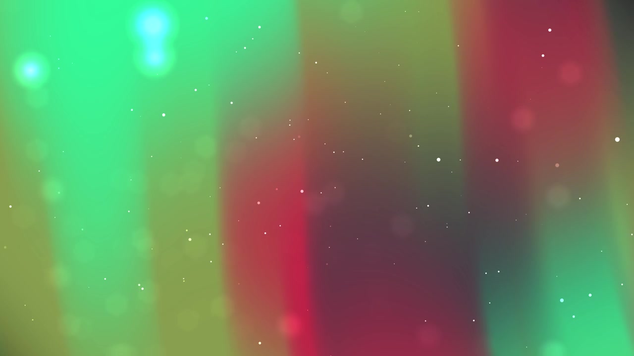 Colorful Abstract Background with Floating Particles and Bokeh Lights