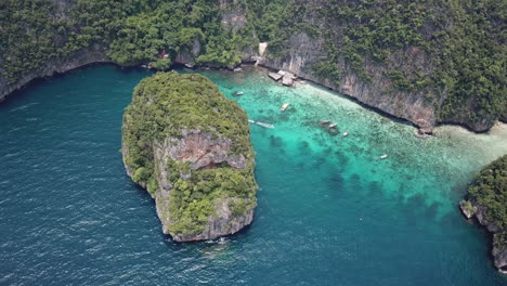 菲島, 泰國, 瑪雅灣海灘<unk>的另一邊, 空中圖