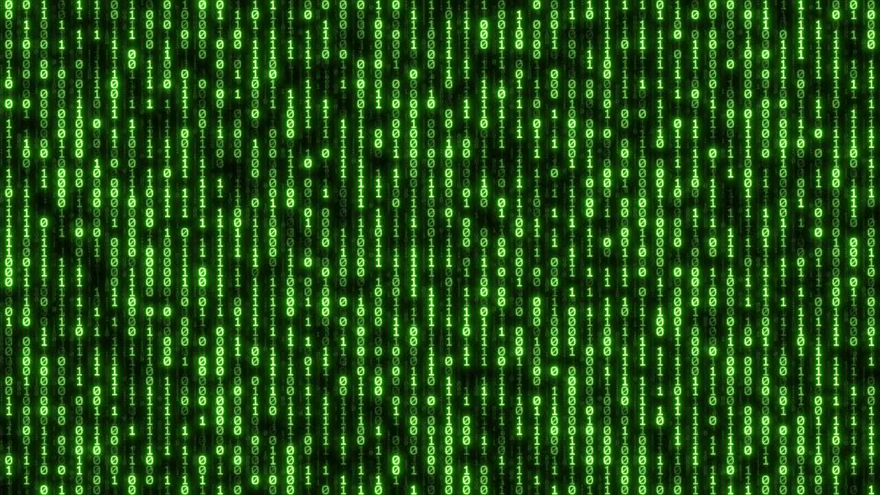 Binary Numbers in Futuristic Digital Technology with AI and Data Networks