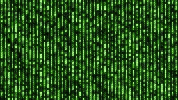 Binary Numbers in Futuristic Digital Technology with AI and Data Networks