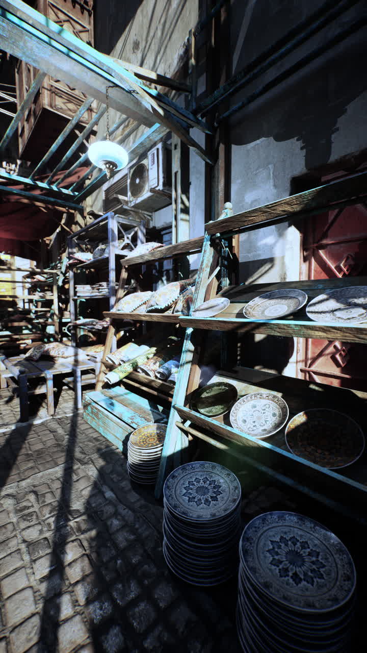 mercado callejero en el medio oriente