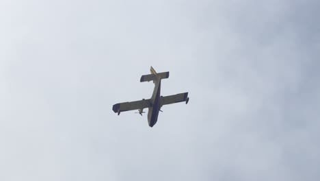 propeller flying in the air with blue sky