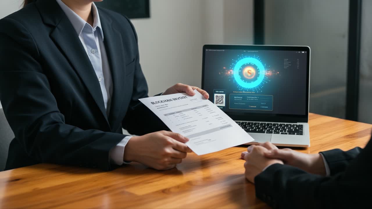 Discussion on Blockchain Report: An Official Consultation Highlighting Financial Technology Insights and Data Analysis in a Professional Setting