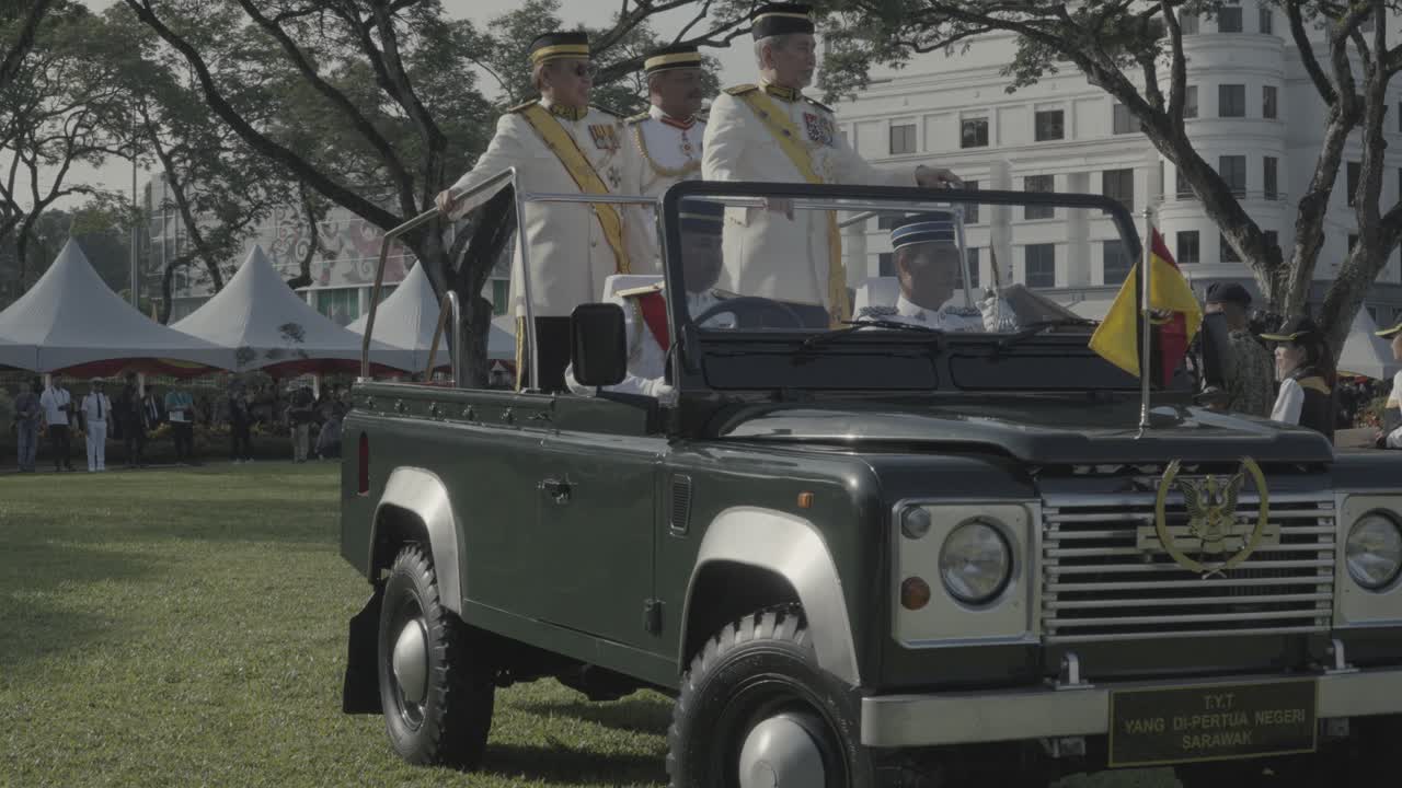 Celeberation Of Sarawak Governor Birthday ,12 october 2024,was held at kuching with so many goverment agencies take part in the parade and also sarawak culture tribe with they traditional costume.