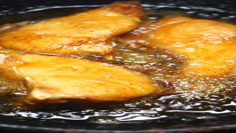 fried fish in a pan