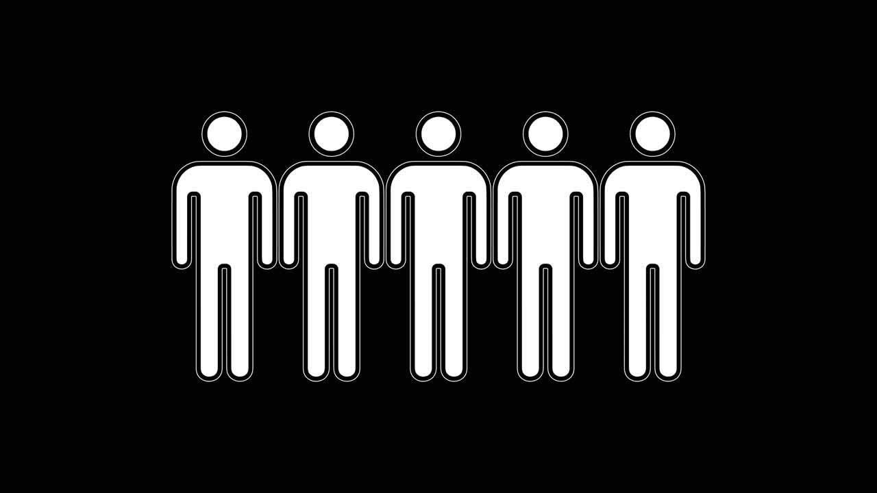 Team people user group profile icon users or business partnership social connection network group of