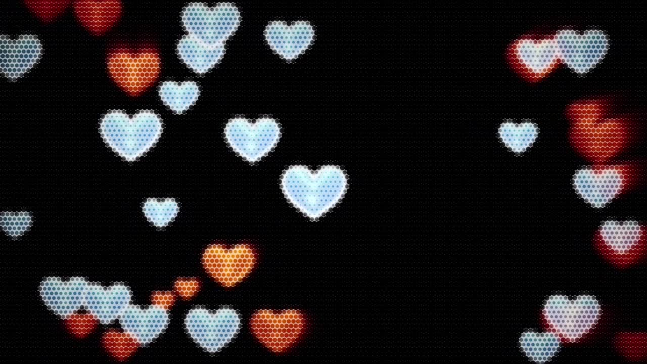 movimiento de fondo estilo matriz partículas generadas al azar chispas rayos de luz estelas estallidos vórtice