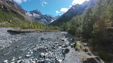 stunning mountain valley landscape with river