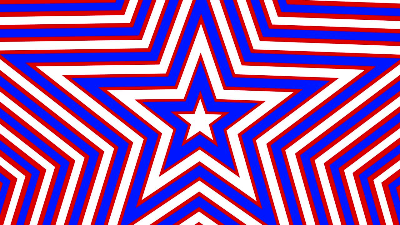 bucle estelar geométrico colorido forma en expansión fondo