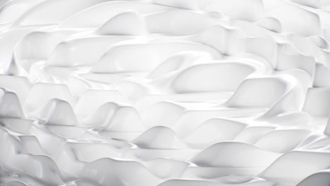 abstract background luxury cloth or liquid wave. mockup white background, silk cloth or satin  material abstract white elegant wallpaper design. seamless loop animation