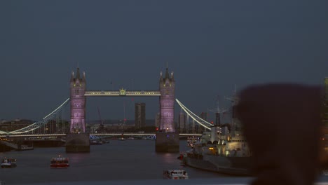 tower bridge at night