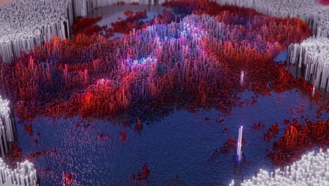 paisajes de topografía abstracta